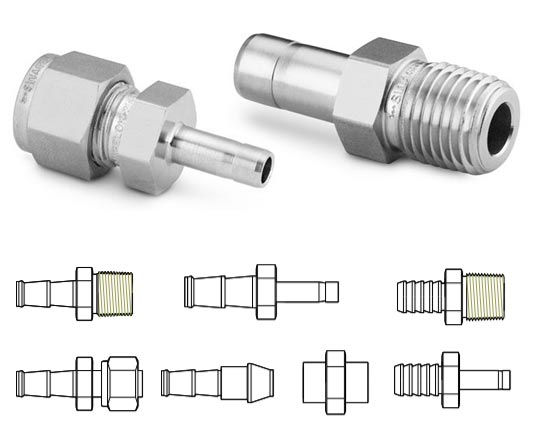 Austenitic Stainless Steel 316Ti Hose Fitting 奥氏体不锈钢316Ti软管接头