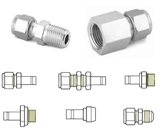 Stainless Steel AISI 316ti Port Connector 不锈钢AISI 316ti端口连接器
