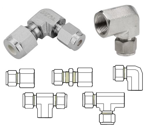 ASTM A182 316Ti级管到内螺纹