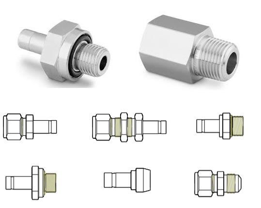 ASTM A276 UNS N08904 Stainless Steel Port Connector ASTM A276 UNS N08904不锈钢端口连接器