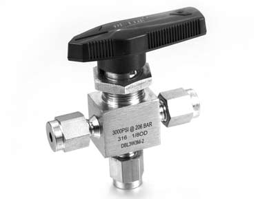 Stainless Steel Instrument Double Block and Bleed Valve 不锈钢仪表双截流阀
